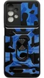Чохол Camo з кільцем-підставкою на Samsung Galaxy A13 синий - зображення 1
