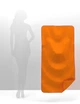 Полотенце из микрофибры для спорта и туризма 80*160 см EMMER Orange, XL - изображение 5