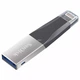 Флеш-накопитель USB3.0 64GB Lightning SanDisk iXpand Mini Black/Silver (SDIX40N-064G-GN6NN) - изображение 4