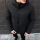 Зимняя куртка с капюшоном Pobedov S Черная К-763 - изображение 5