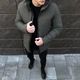 Стеганая куртка с капюшоном Pobedov 2XL Хаки К-764 - изображение 3