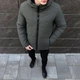 Стеганая куртка с капюшоном Pobedov 2XL Хаки К-764 - изображение 4