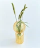 Ваза стеклянная REMY-DECOR Лимо желтая 18 см - изображение 4