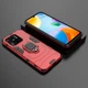 Чехол Iron Ring для Xiaomi Redmi 10C бронированный бампер с подставкой Red - изображение 4
