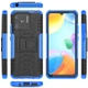 Чехол Armor для Xiaomi Redmi 10C бампер противоударный с подставкой Blue - изображение 7