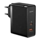 Блок питания Baseus GaN5 Pro 100W Quick Charge 5.0 |1xType-C, QC/PD, 5A| + кабель USB-C 100W для MacBook/Huawei/Samsung/Asus/Google/Lenovo black - изображение 3