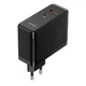Блок питания Baseus GaN5 Pro 100W Quick Charge 5.0 |1xType-C, QC/PD, 5A| + кабель USB-C 100W для MacBook/Huawei/Samsung/Asus/Google/Lenovo black - изображение 4
