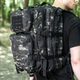 Військовий Тактичний рюкзак 36 л Чорний Камуфляж Warrior Assault Laser Cut 36L з системою MOLLE Армійський Штурмовий - зображення 3