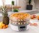 Сушилка для овощей и фруктов мяса рыбы электрическая ARDESTO FDB-5321T мощность 250 Вт 5 лотков дисплей таймер функция равномерной сушки белая - изображение 7