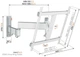 Кронштейн Vogels TVM 3443 White (3834431) - изображение 14