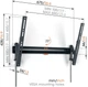 Настенное крепление для телевизора Vogels TVM 3613 Black (3836130) - изображение 2