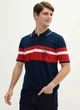 Мужское поло LC Waikiki Southblue в полоску M Синее (LCW polo-7799) - изображение 2