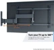 Настінне кріплення для телевізора Vogels TVM 3643 Black (3836430) - зображення 11