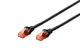 Патч-корд DIGITUS CAT 6 UTP, 0.25м, AWG 26/7, Cu, LSZH, чорний - изображение 2