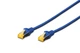 Патч-корд DIGITUS CAT 6a S-FTP, 0,5м, AWG 26/7 синього кольору - изображение 1