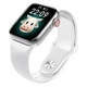 Cмарт-годинник Smart Watch Series 6 M16 Plus спортивні з мікрофоном тонометром IP67 Aluminium 44mm Білий - зображення 3