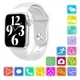 Cмарт-годинник Smart Watch Series 6 M16 Plus спортивні з мікрофоном тонометром IP67 Aluminium 44mm Білий - зображення 8