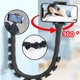 Гнучкий тримач для телефону з присосками Cute Worm Lazy Holder універсальний чорний - зображення 2