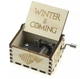 Музыкальная шкатулка винтажная Игра Престолов Winter Coming 5325 белая - изображение 1
