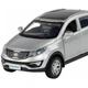 Іграшкова машинка KIA SPORTAGE R Автопром, Модель з інерційним приводом (відчиняються передні двері), 11х4.5х4.2 см, Срібляста - зображення 2