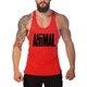 Мужская майка для бодибилдинга ANIMAL Pink Hero красная 11908-3 XL - изображение 1
