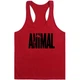 Мужская майка для бодибилдинга ANIMAL Pink Hero красная 11908-3 XL - изображение 2