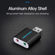 Звуковая карта Vention USB Sound Card 2.0 Channel, Black (VAB-S17-B) - изображение 5