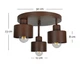 Стельовий світильник Lume 3 Round Brown - зображення 2