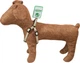 Нагрудник кожаный Lucky Pet двойной 2.0/40-53 Бежевый (4820224217581) - изображение 3