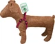 Нагрудник кожаный Lucky Pet двойной 1.0/23-30 Розовый (4820224217673) - изображение 3