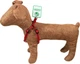 Нагрудник кожаный Lucky Pet двойной 1.6/33-40 Красный (4820224217598) - изображение 3