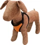 Нагрудник кожаный+сетка Lucky Pet №0 16-19 см/20-33 см Оранжевый (4820224218892) - изображение 1