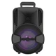 Автономная акустическая система 100BLUE SKY USB/MP3/FM/BT/TWS + 2pcs VHF mic - изображение 2