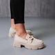 Броги женские Fashion Cann 3754 39 размер 25 см Бежевый - изображение 6