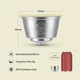 Многоразовая металлическая капсула на кофеварку Nescafe Dolce Gusto для молока, капучино, латте, Icafilas - изображение 10