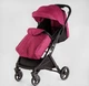 Коляска прогулочная детская JOY Comfort L-20115 рама сталь с алюминием, футкавер, подстаканник, телескопическая ручка Розовая - изображение 4