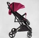Коляска прогулочная детская JOY Comfort L-20115 рама сталь с алюминием, футкавер, подстаканник, телескопическая ручка Розовая - изображение 7
