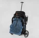 Коляска прогулочная детская JOY Comfort L-64055 рама сталь с алюминием, футкавер, подстаканник, телескопическая ручка Синий джинс - изображение 3