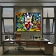 Картина Холстович The world is yours 75x100 см. Інтер'єрна картина з графiтi для офісу, вітальні, спальні, подарунок босу. - зображення 1