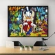 Картина Холстович The world is yours 75x100 см. Інтер'єрна картина з графiтi для офісу, вітальні, спальні, подарунок босу. - зображення 4