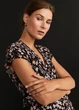 Платье Mango 51903746 М черное цветочное - изображение 3