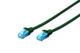 Патч-корд DIGITUS CAT 5e UTP, 10м, AWG 26/7, CCA, PVC, зелений - изображение 1