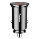 Автомобильное зарядное устройство Baseus Circular Plastic A+A 30W Dual QC3.0 Черный (CCALL-YD01) - изображение 5