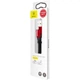Кабель BASEUS Nimble Portable Cable for Lightning Black/Red 0.23м (CALMBJ-B91) - изображение 3