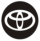 Захисні ковпачки на ніпеля Toyota 4 шт чорні CountryMan - зображення 2