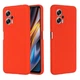 Силіконовий (TPU) чохол Deexe Silicone Case для Xiaomi Poco X4 GT - Red - зображення 2