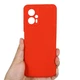 Силіконовий (TPU) чохол Deexe Silicone Case для Xiaomi Poco X4 GT - Red - зображення 6