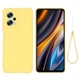 Захисний чохол Deexe Silicone Case для Xiaomi Poco X4 GT - Yellow - зображення 1