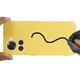 Силиконовый (TPU) чехол Deexe Silicone Case для OnePlus Ace / 10R - Yellow - изображение 4