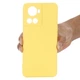 Силиконовый (TPU) чехол Deexe Silicone Case для OnePlus Ace / 10R - Yellow - изображение 5